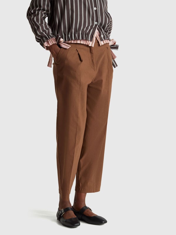 Hose aus Viskosemischung Hose aus Viskosemischung Damen