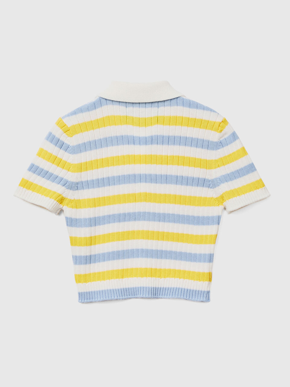 Cropped-Polo mit Streifen image number 2