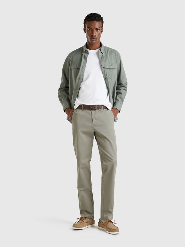 Slim-Fit-Chinohose aus Stretch-Baumwolle Herren