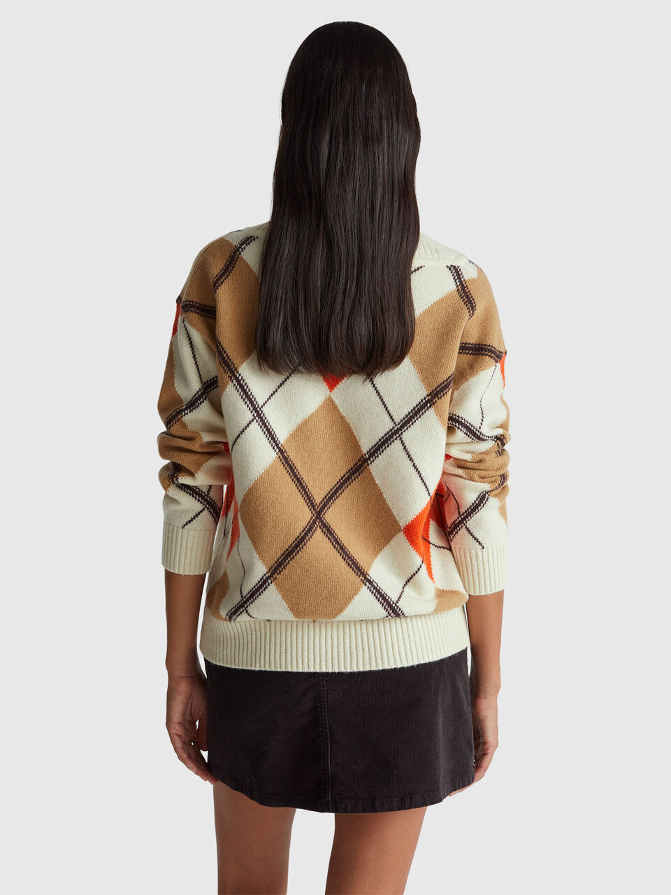 V NECK SWEATER L/S Damen image number null