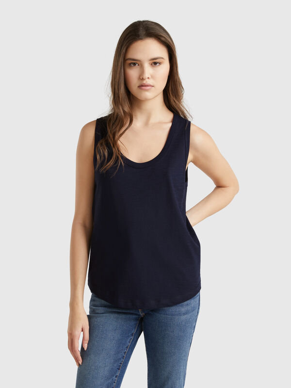 Leichtes Tanktop aus Baumwolle Damen