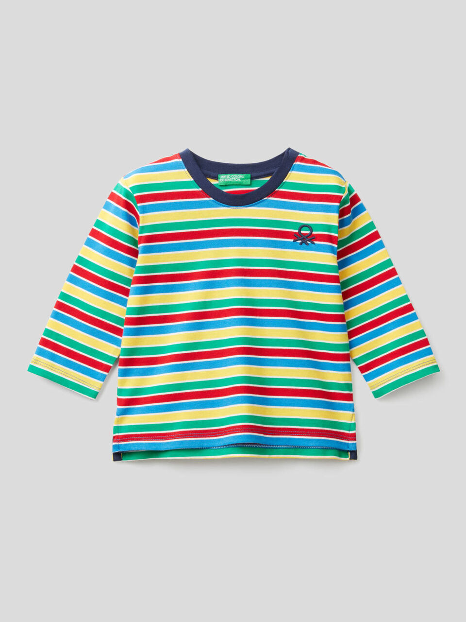 Gestreiftes T-Shirt aus Bio-Baumwolle image number 1