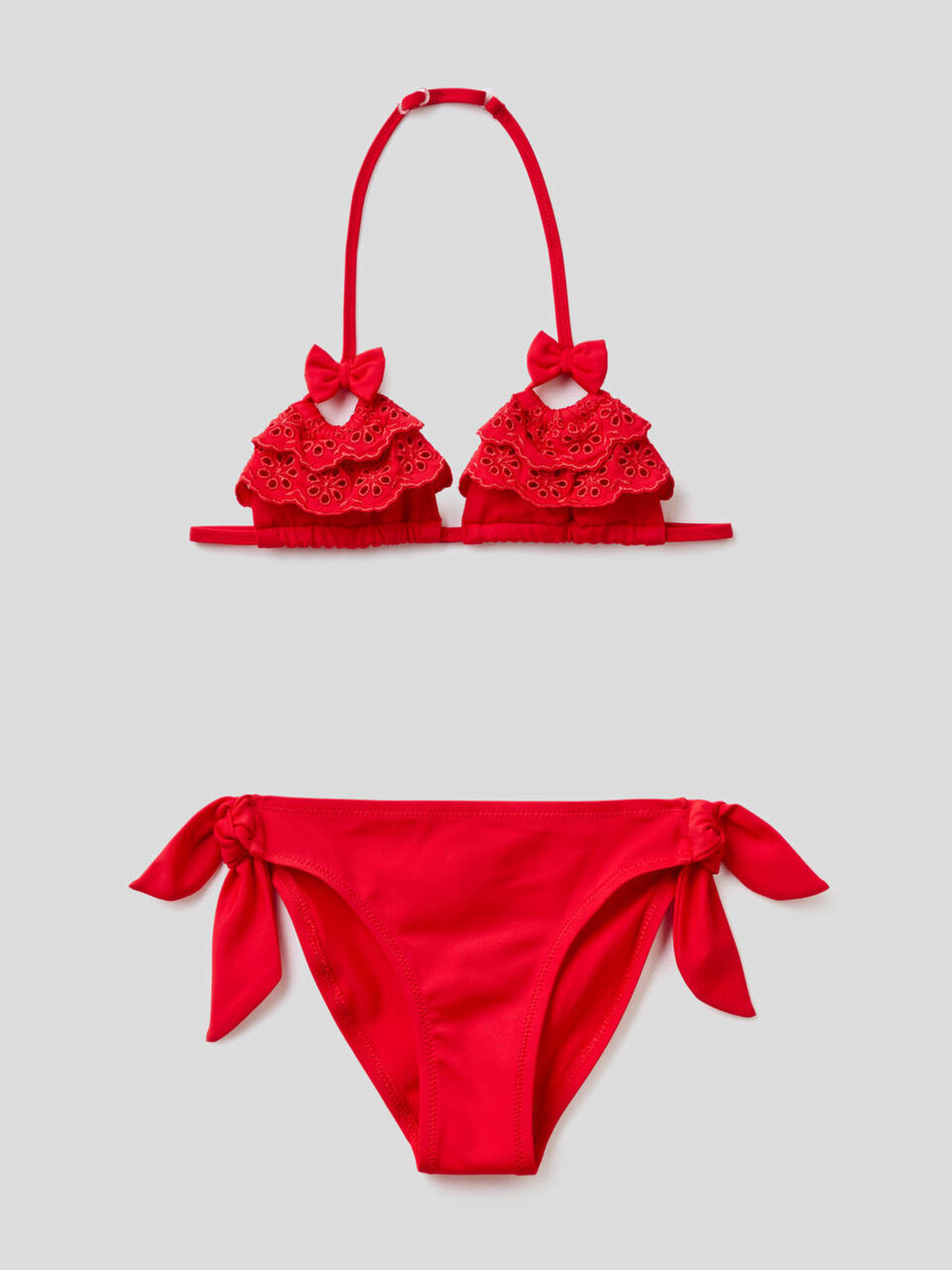 Bikini aus ECONYL® mit Maschen image number 1