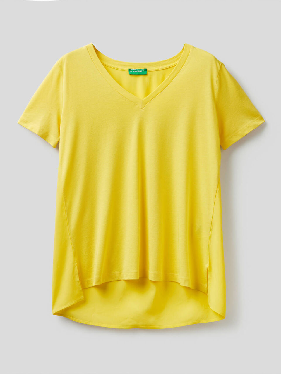 T-Shirt mit Rückenteil aus Viskose image number 1
