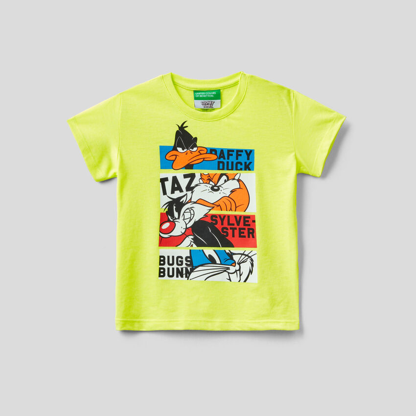 T-Shirt mit Looney Tunes Maxi-Print