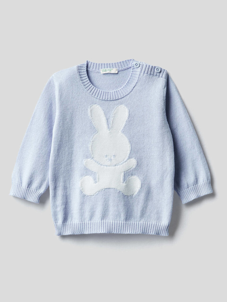 Pullover aus 100% Baumwolle mit Intransienarbeit image number 1