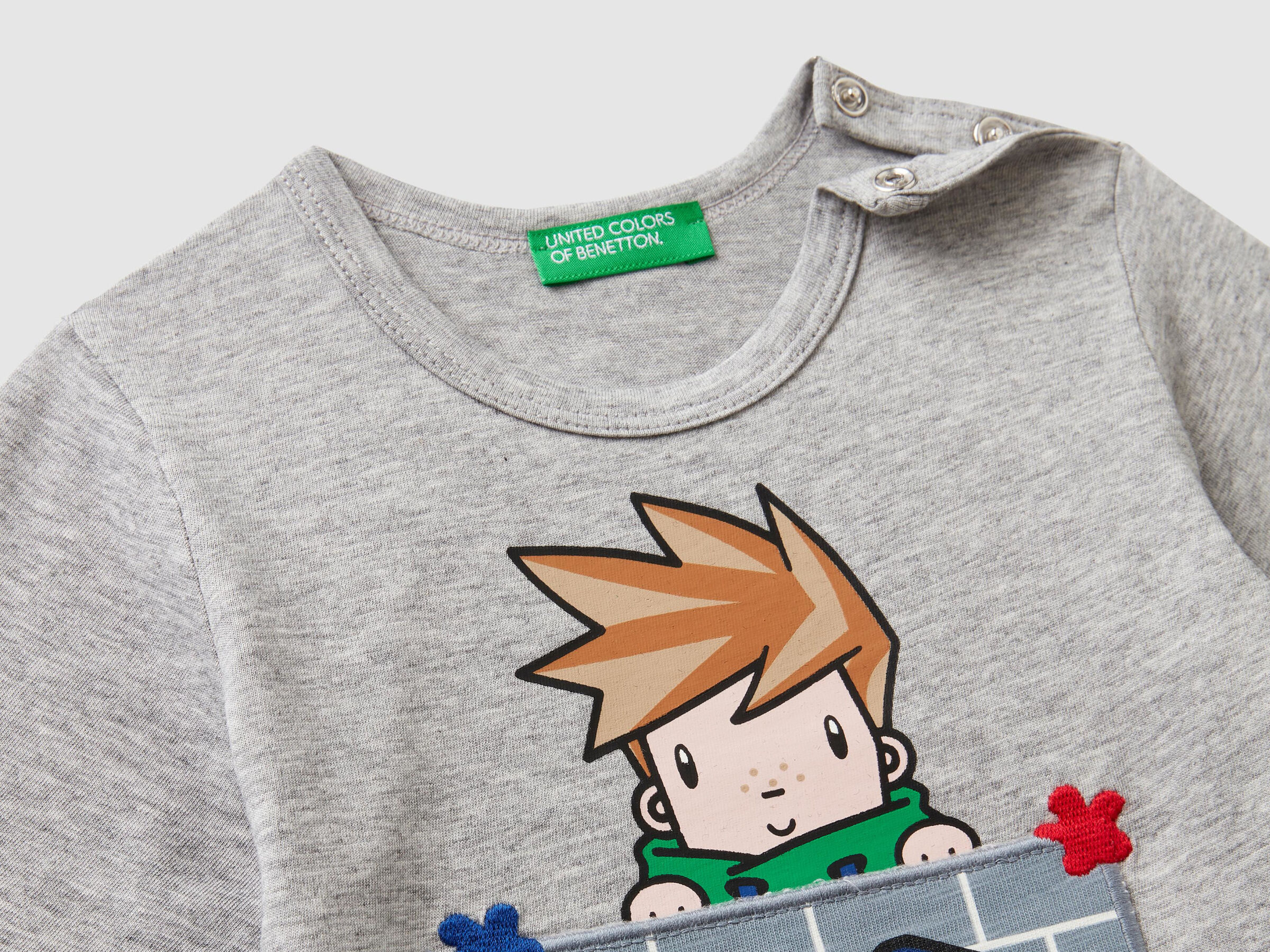 T-Shirt mit Rundausschnitt und Print image number null