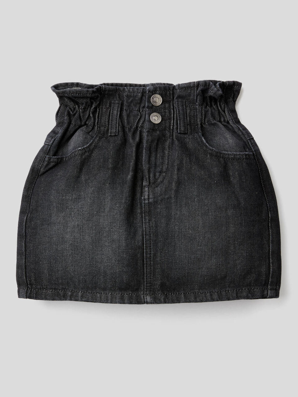 Jeansrock mit gerafftem Bund image number 1