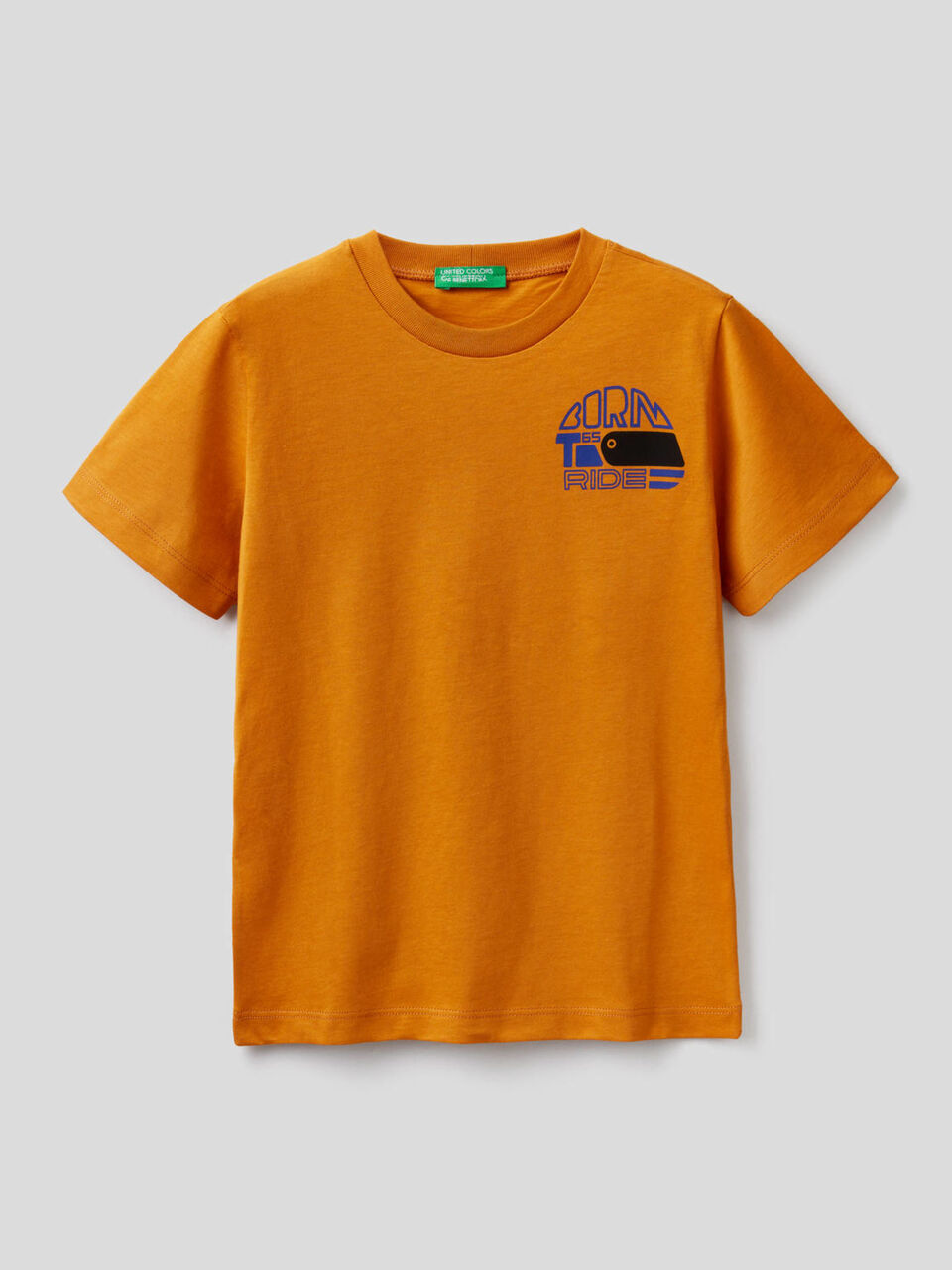 T-Shirt mit kurzen Ärmeln aus Bio-Baumwolle image number 1