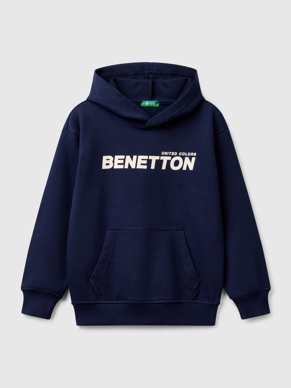 Sweatshirt mit Druck und Kapuze  Jungen