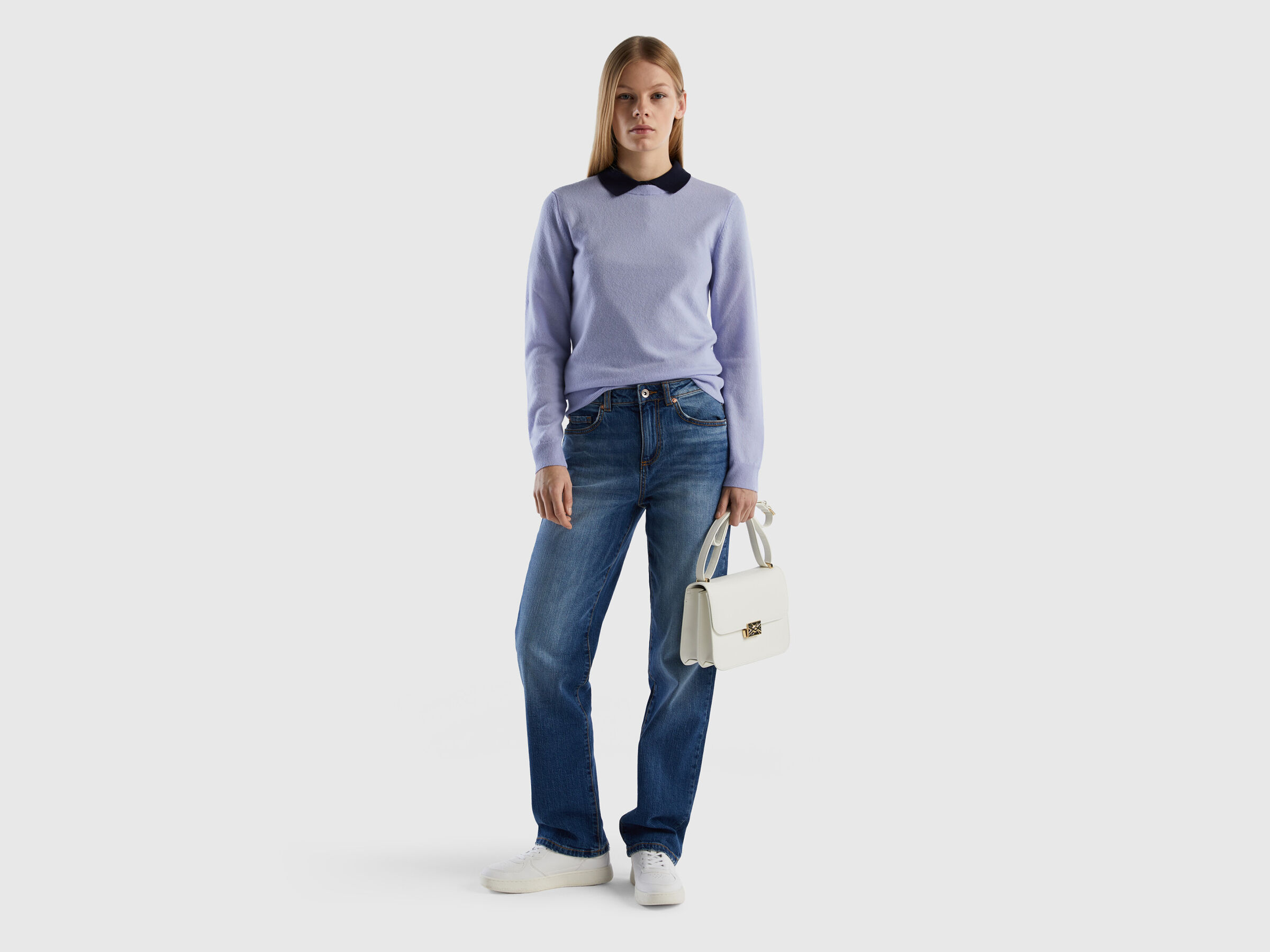 Pullover aus reiner Schurwolle mit Rundausschnitt image number 3