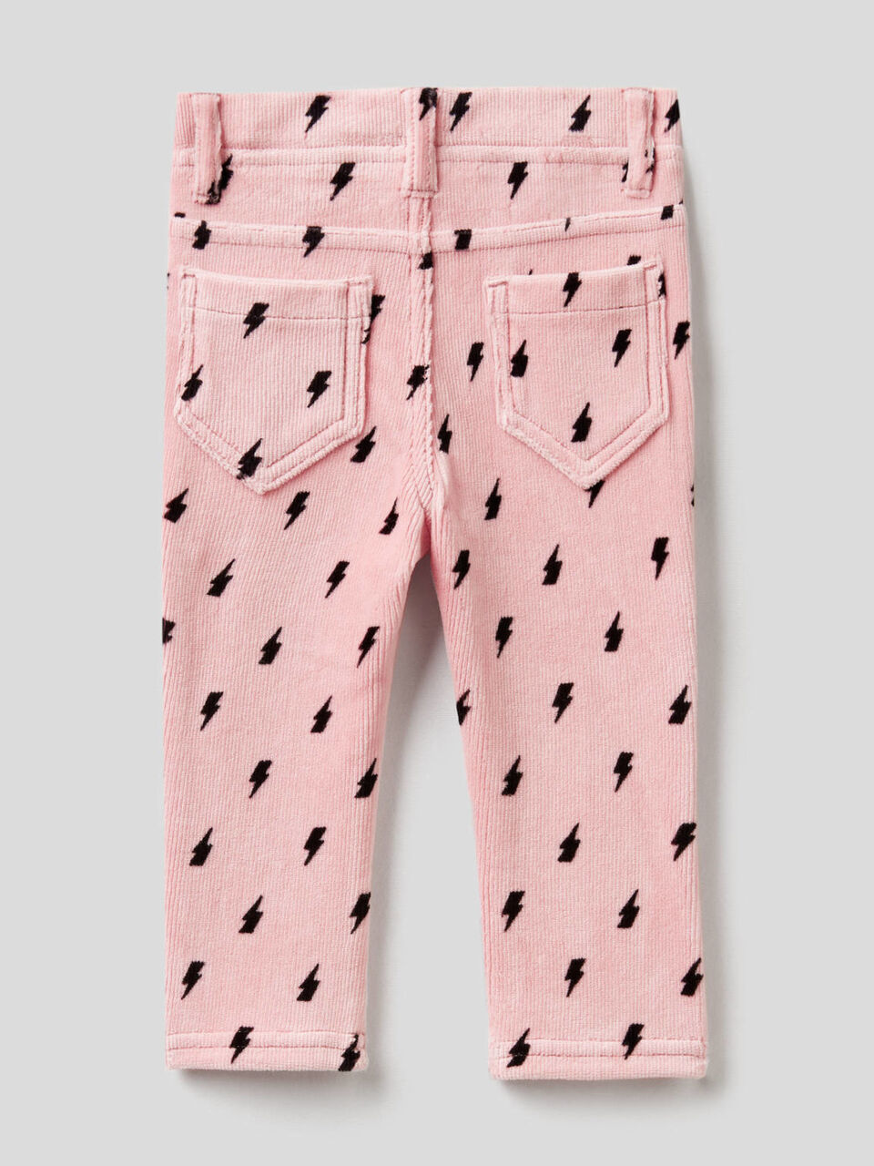 Jeggings aus Chenille mit Print image number 2