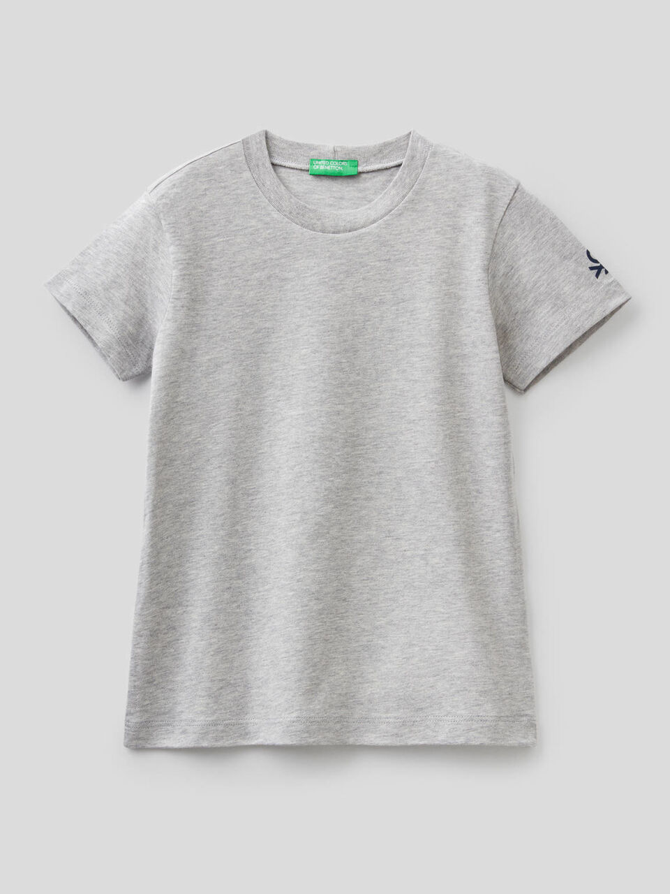 T-Shirt aus Bio-Baumwolle mit Logoprint image number 1