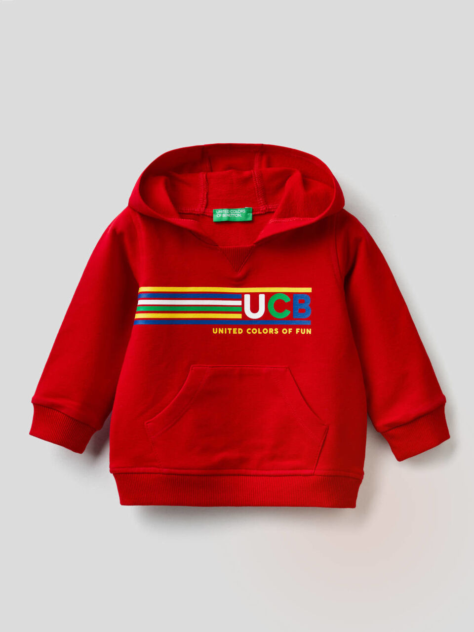 Sweatshirt aus stretchiger Baumwolle mit Kapuze image number 1