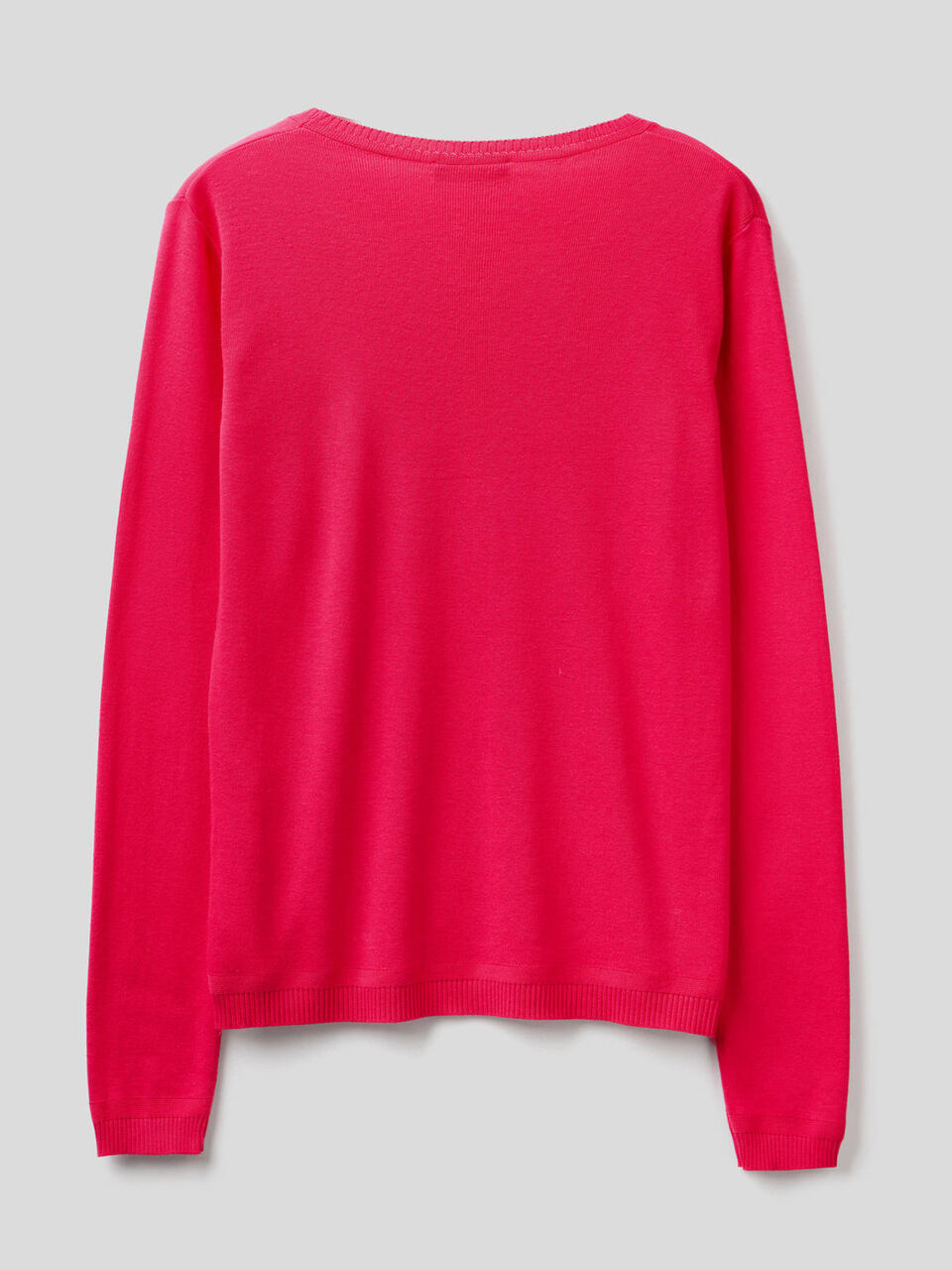 Pullover aus reiner Baumwolle mit Rundausschnitt image number 2