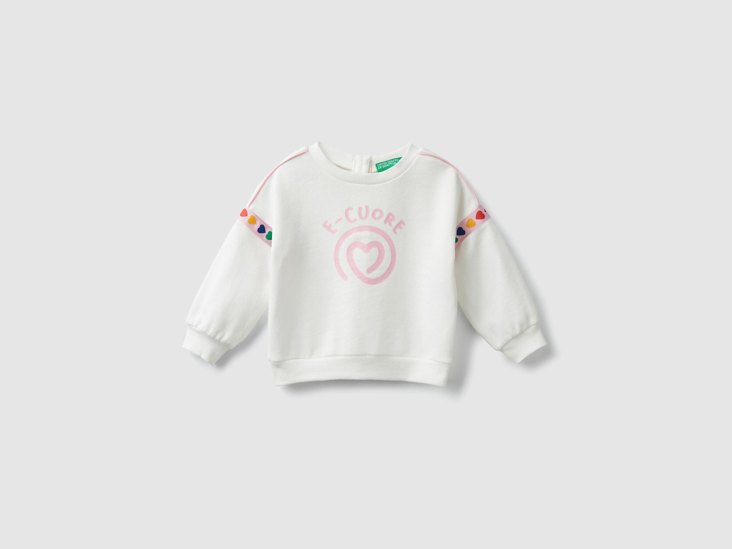 Sweatshirt mit Print und Herzchen image number null
