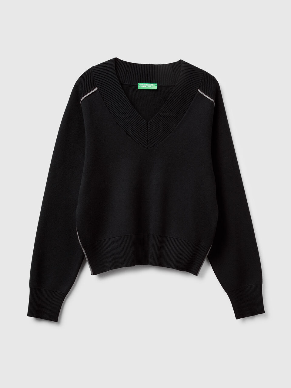 V NECK SWEATER L/S Damen image number 1