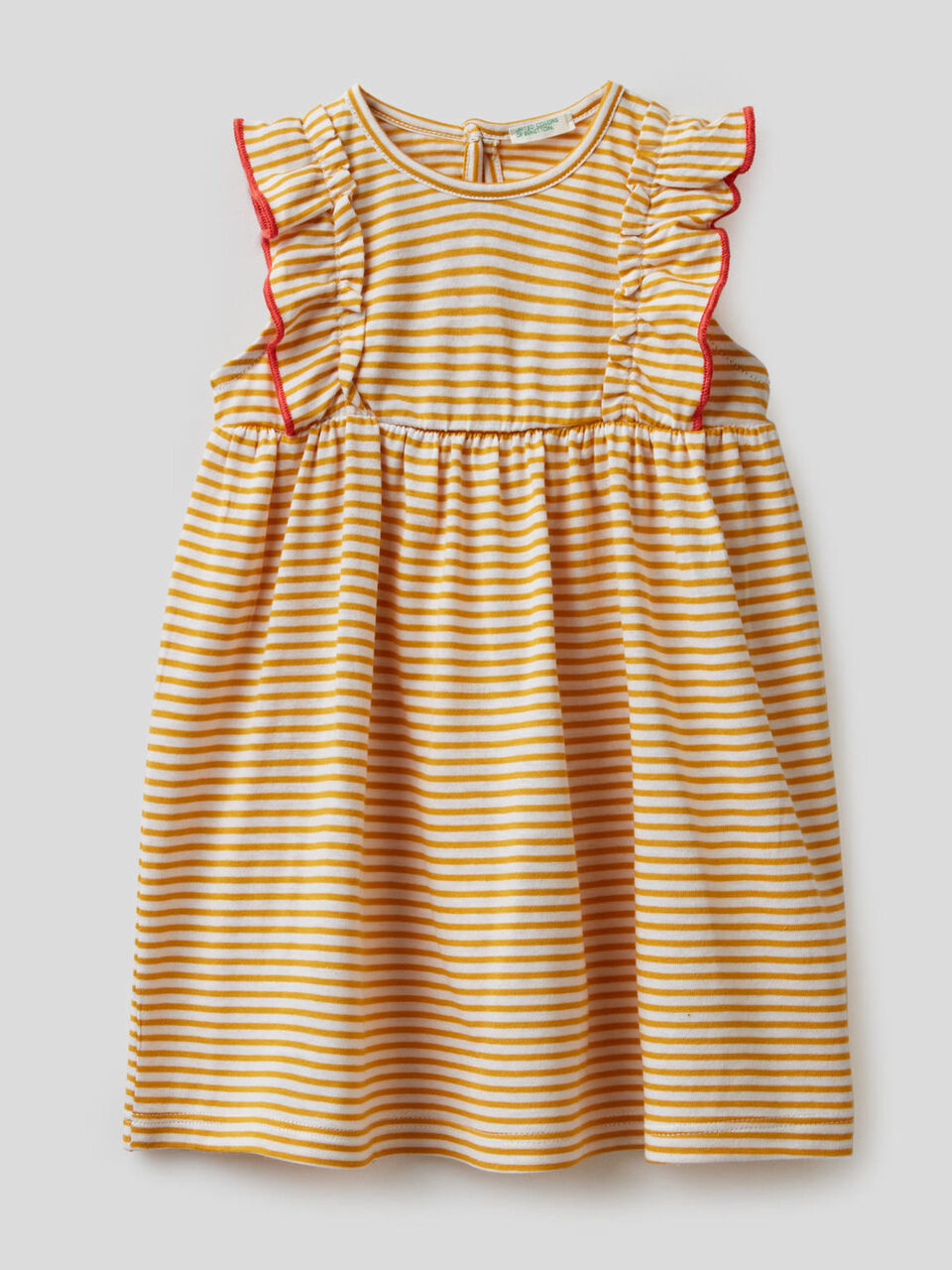 Gestreiftes Kleid aus 100% Bio-Baumwolle image number 1