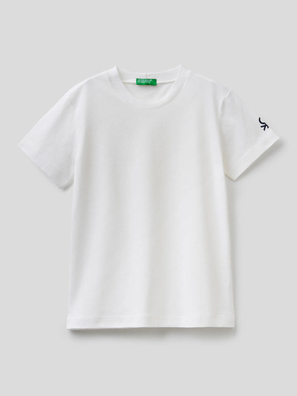 T-Shirt aus Bio-Baumwolle mit Logoprint image number 1