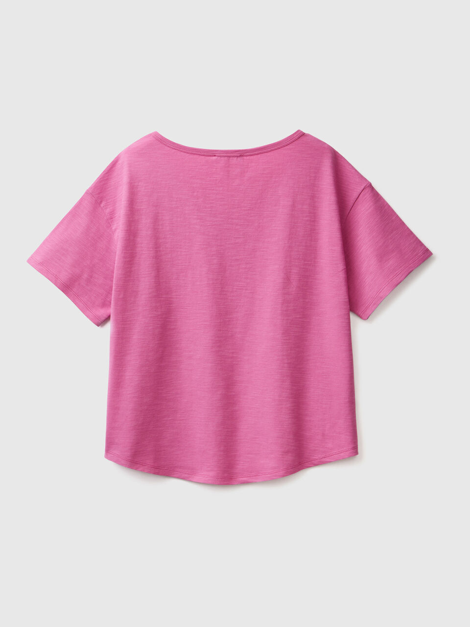 T-Shirt aus leichter Baumwolle mit kurzen Ärmeln image number 2