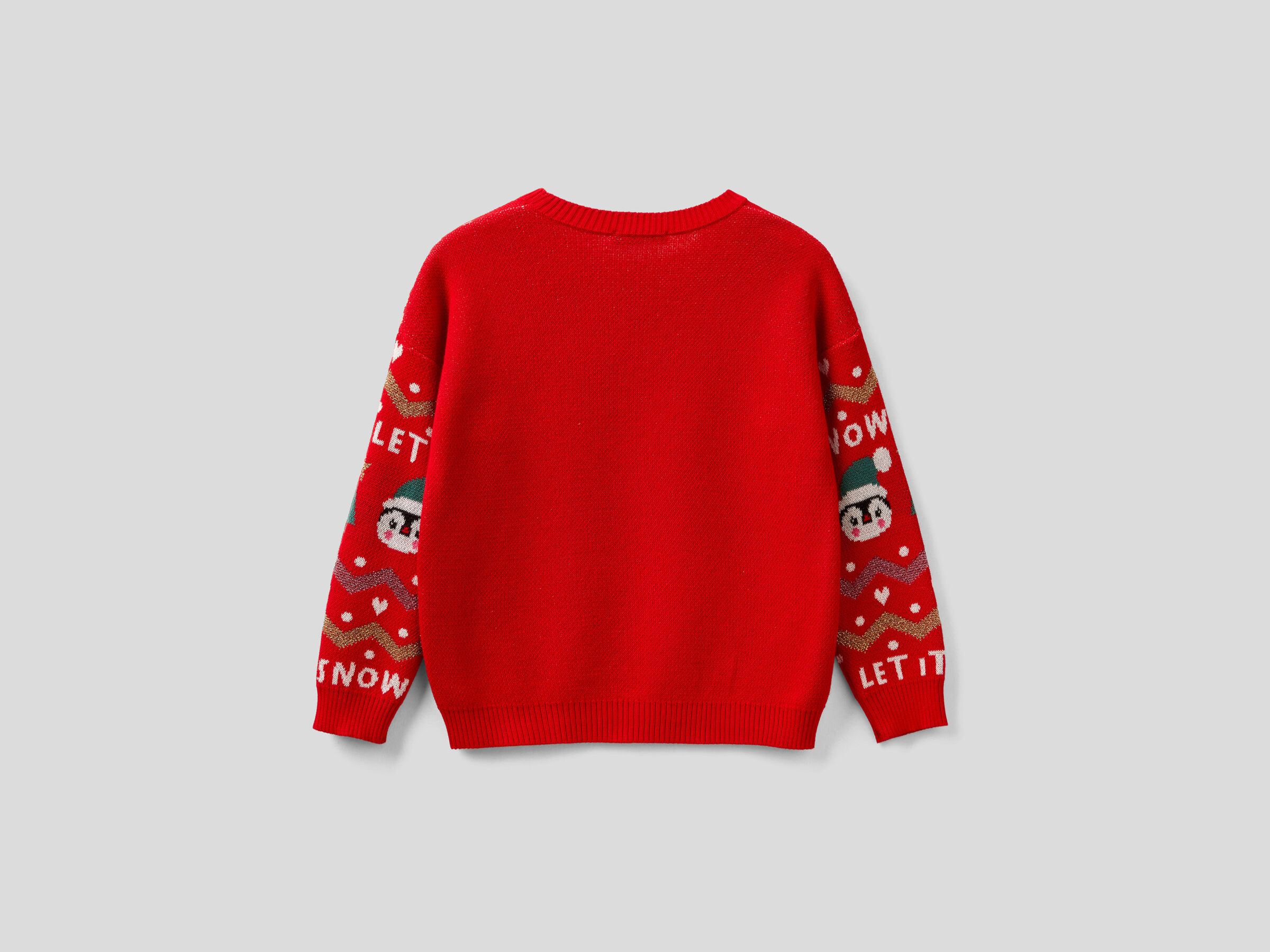 Pullover mit weihnachtlichen Intarsienarbeiten image number 2