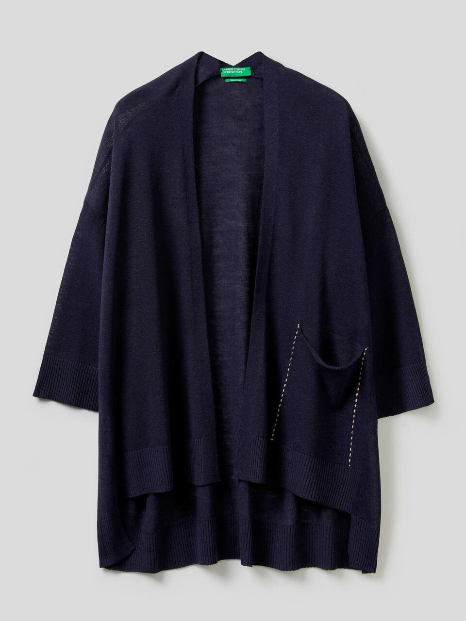 Offene Strickjacke mit 3/4-Ärmeln image number 1
