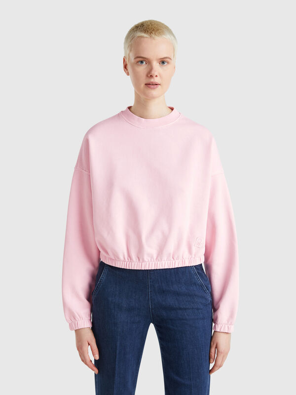 Sweatshirt mit Gummizug Damen