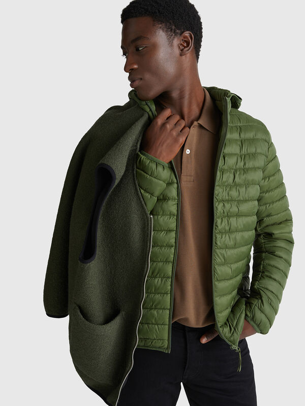 Gefütterte Daunenjacke im Regular Fit Herren