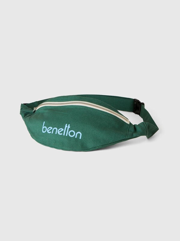 Gürteltasche in Militärgrün aus reiner Baumwolle