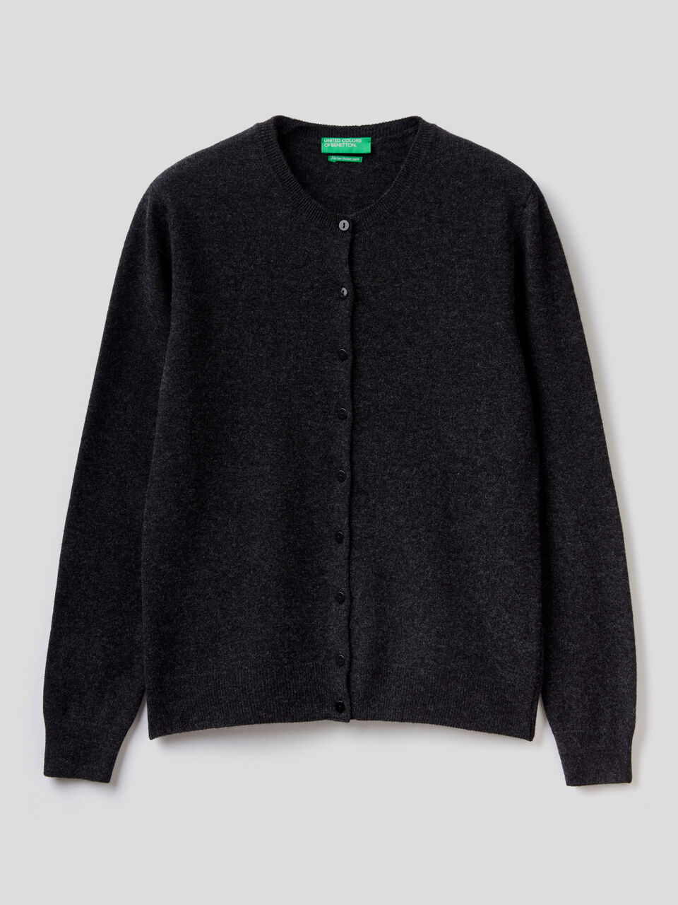 Strickjacke aus reiner Schurwolle mit Rundausschnitt image number 1
