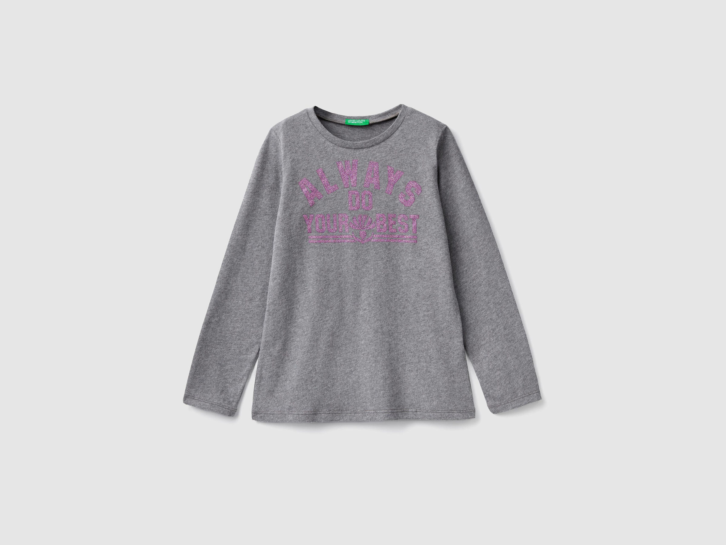 T-Shirt mit Glitterprint image number null