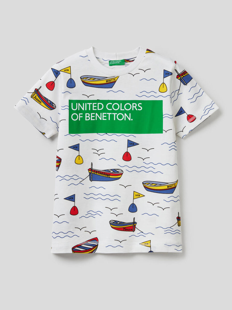 T-Shirt mit Print aus 100% Baumwolle image number 1