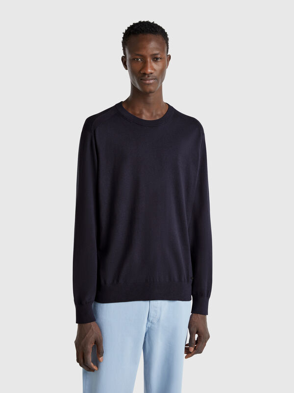Pullover aus Viskose- und Seidenmischung Herren
