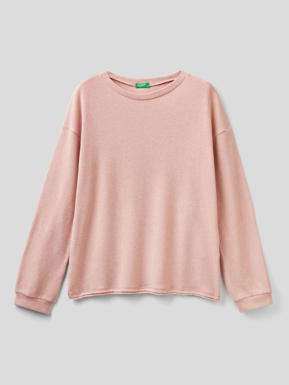 Einfarbiges Shirt mit Rundausschnitt image number 1