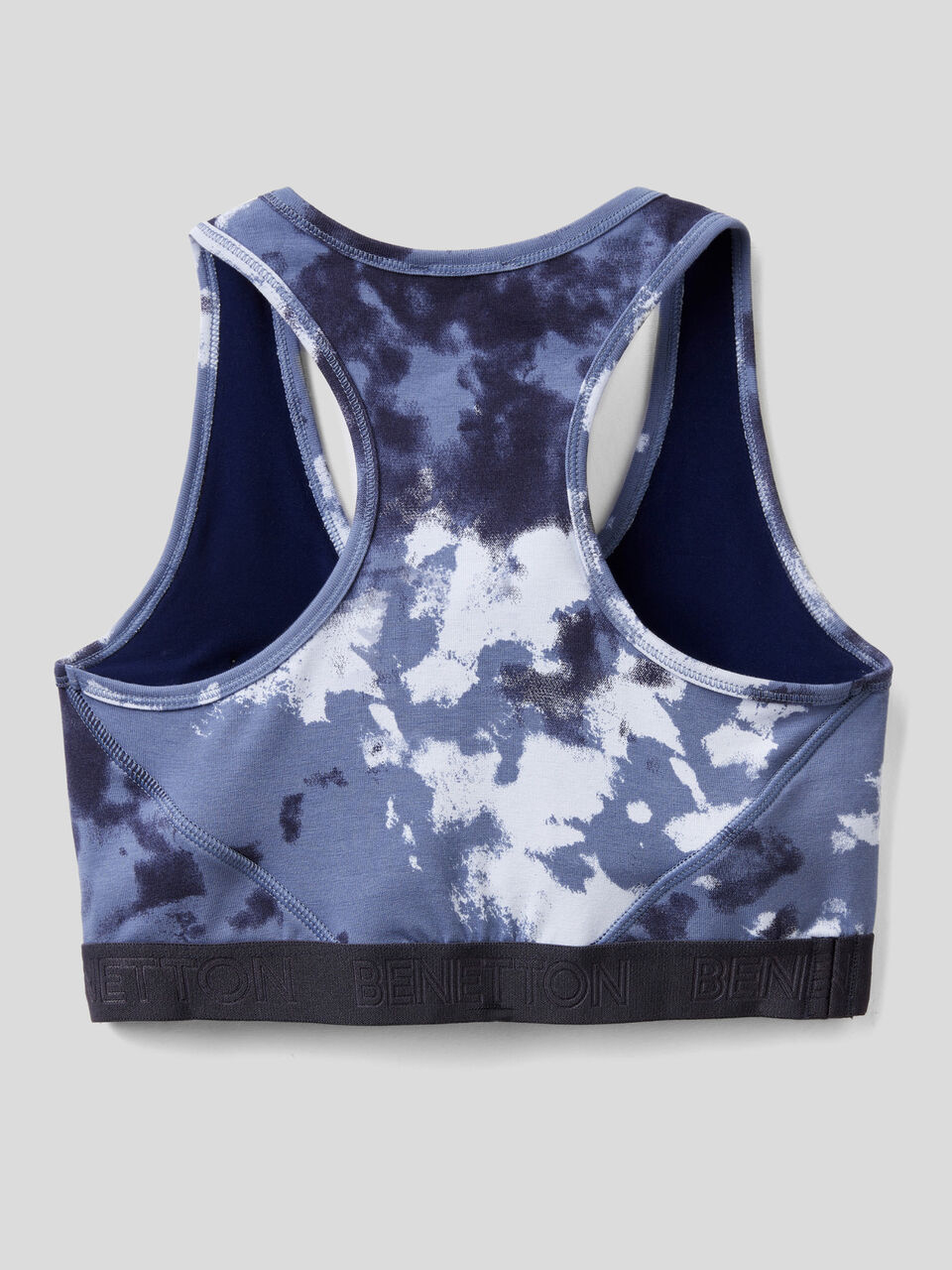 Kurzes, sportliches Top mit Batikmuster image number 2