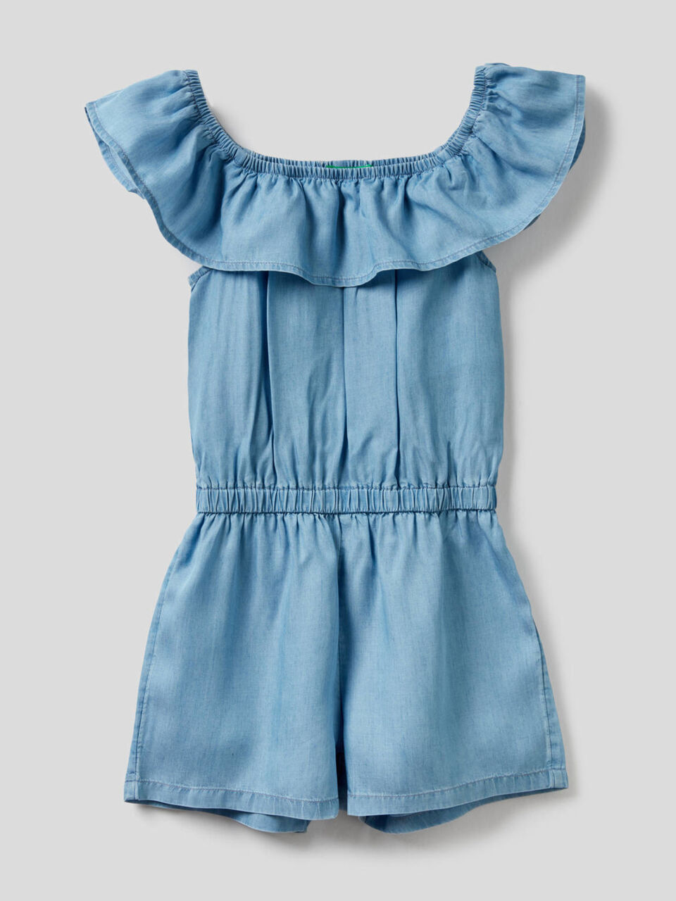 Kurzer Jumpsuit mit Volants image number null
