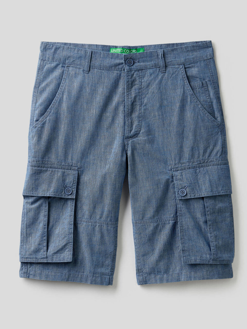 Cargo-Bermuda mit Jeanseffekt image number 1