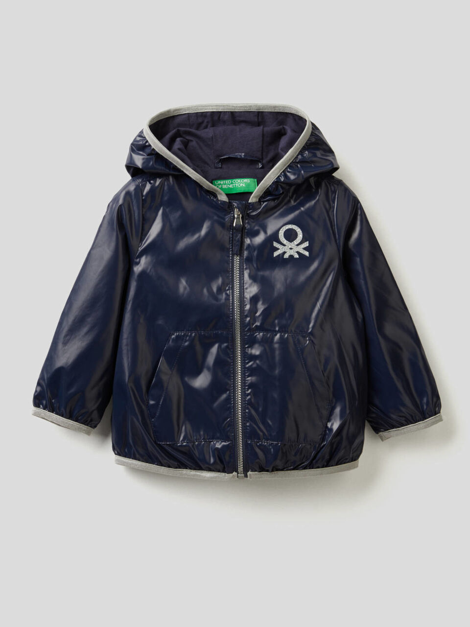 Jacke mit Reißverschluss und Kapuze image number 1