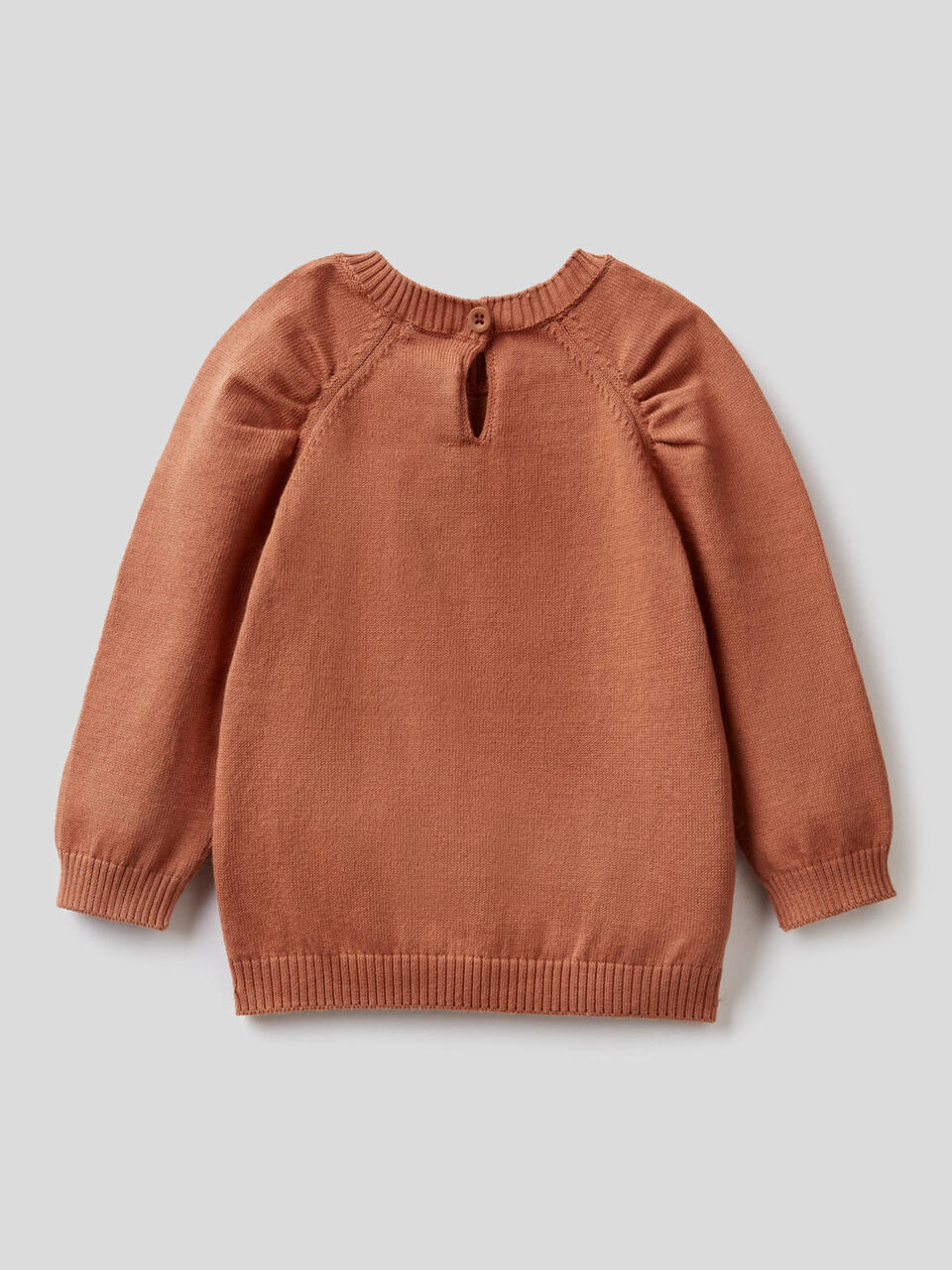 Pullover aus reiner Baumwolle mit Stickerei image number 2