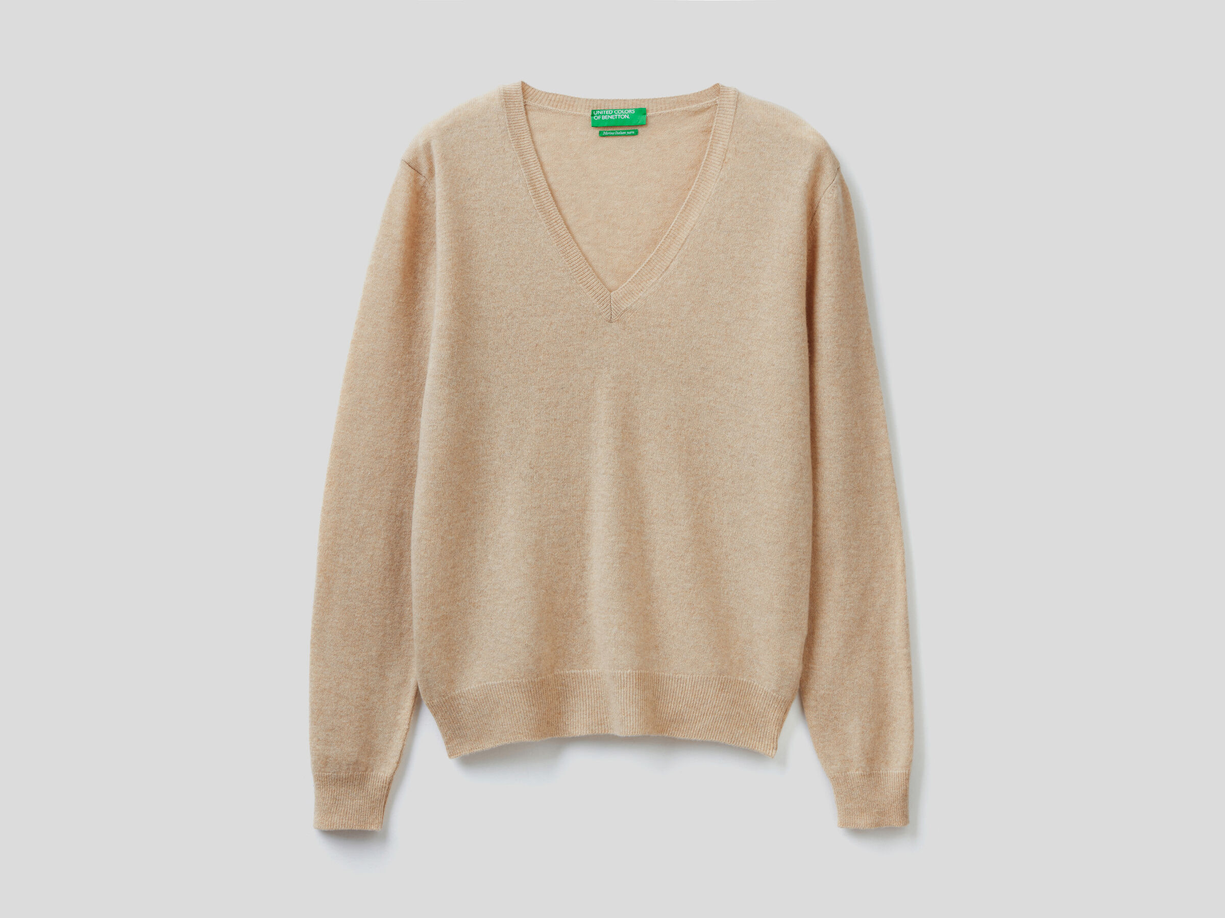 Pullover aus reiner Schurwolle mit V-Ausschnitt image number 5