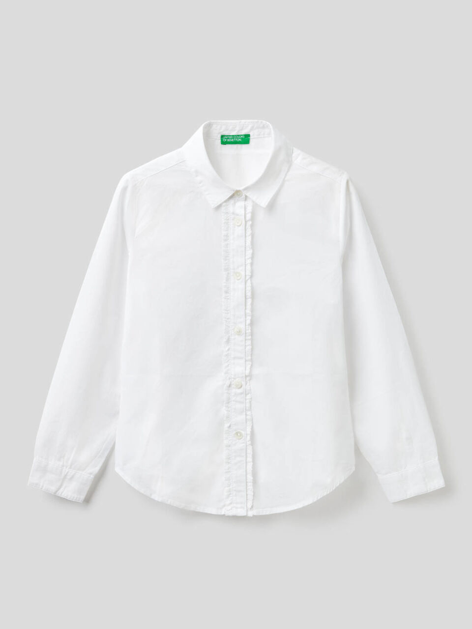 Bluse mit Details in Spitze image number 1