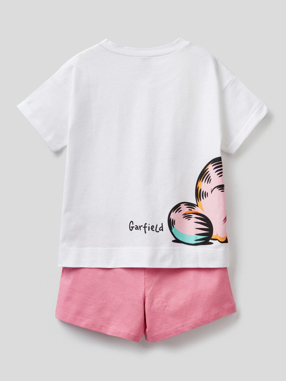 Pyjama mit T-Shirt und Shorts mit Print Garfield image number 2