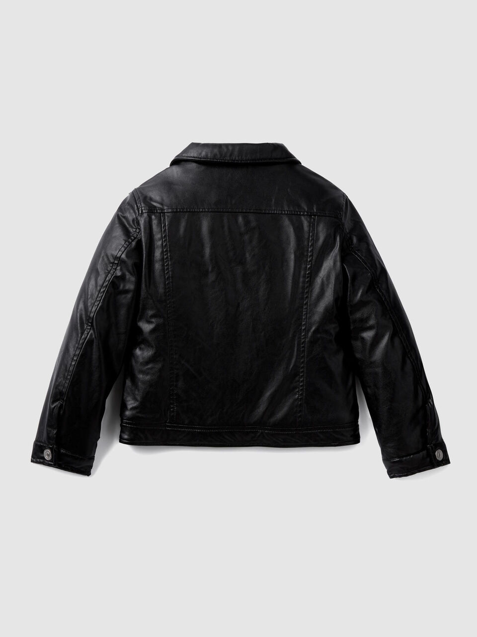 Nietenlederjacke aus Lederimitat image number 2