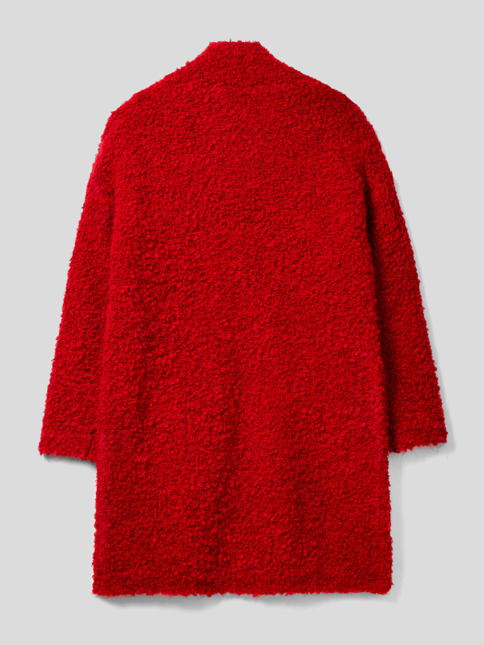 Maxi-Strickjacke aus einer Mischung aus Wolle in Bouclé image number 2
