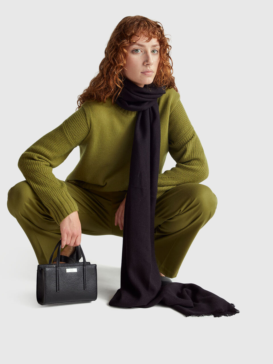 V NECK SWEATER L/S Damen image number null