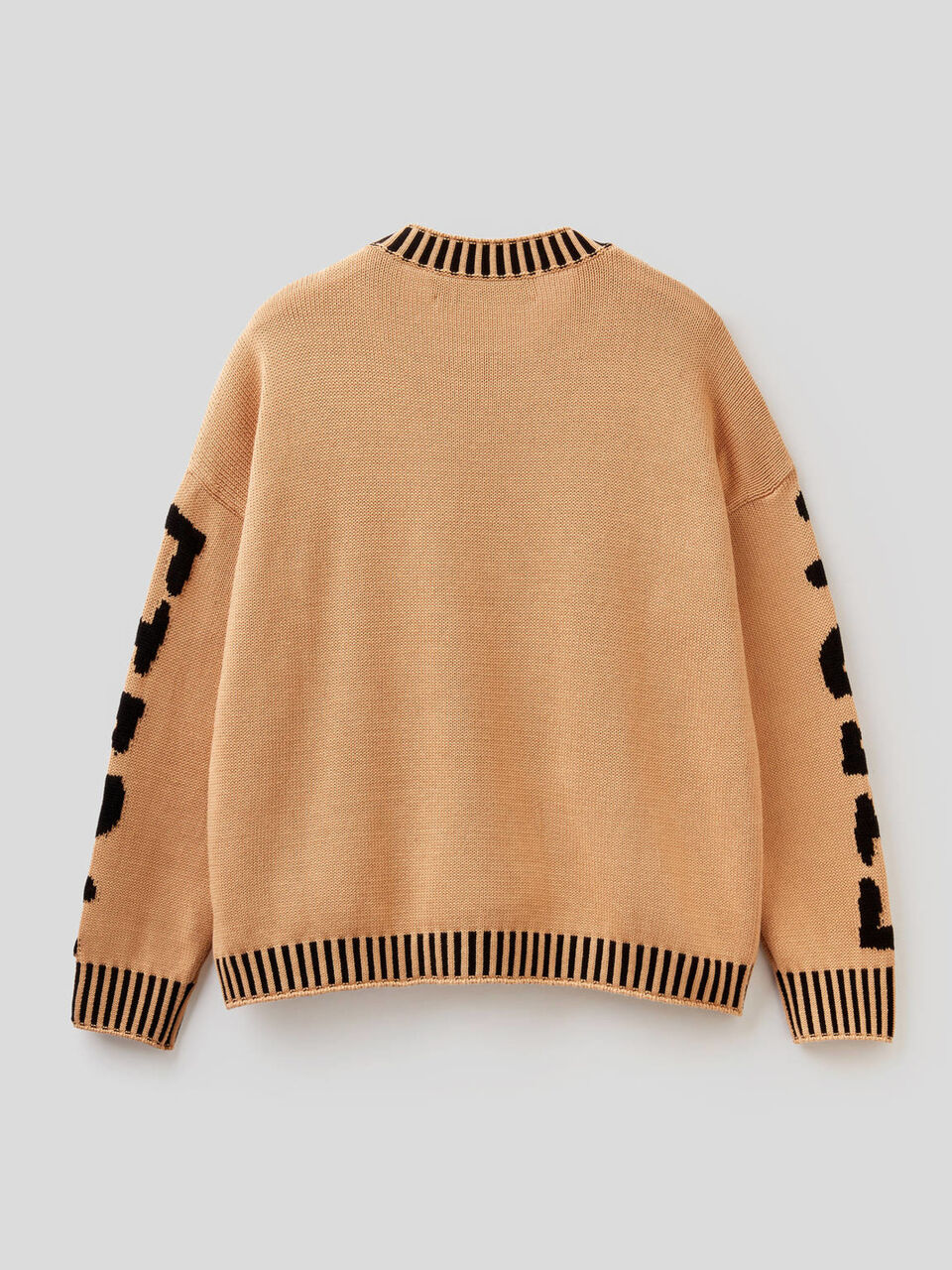 Pullover aus Baumwolle mit Intarsienarbeit image number 2