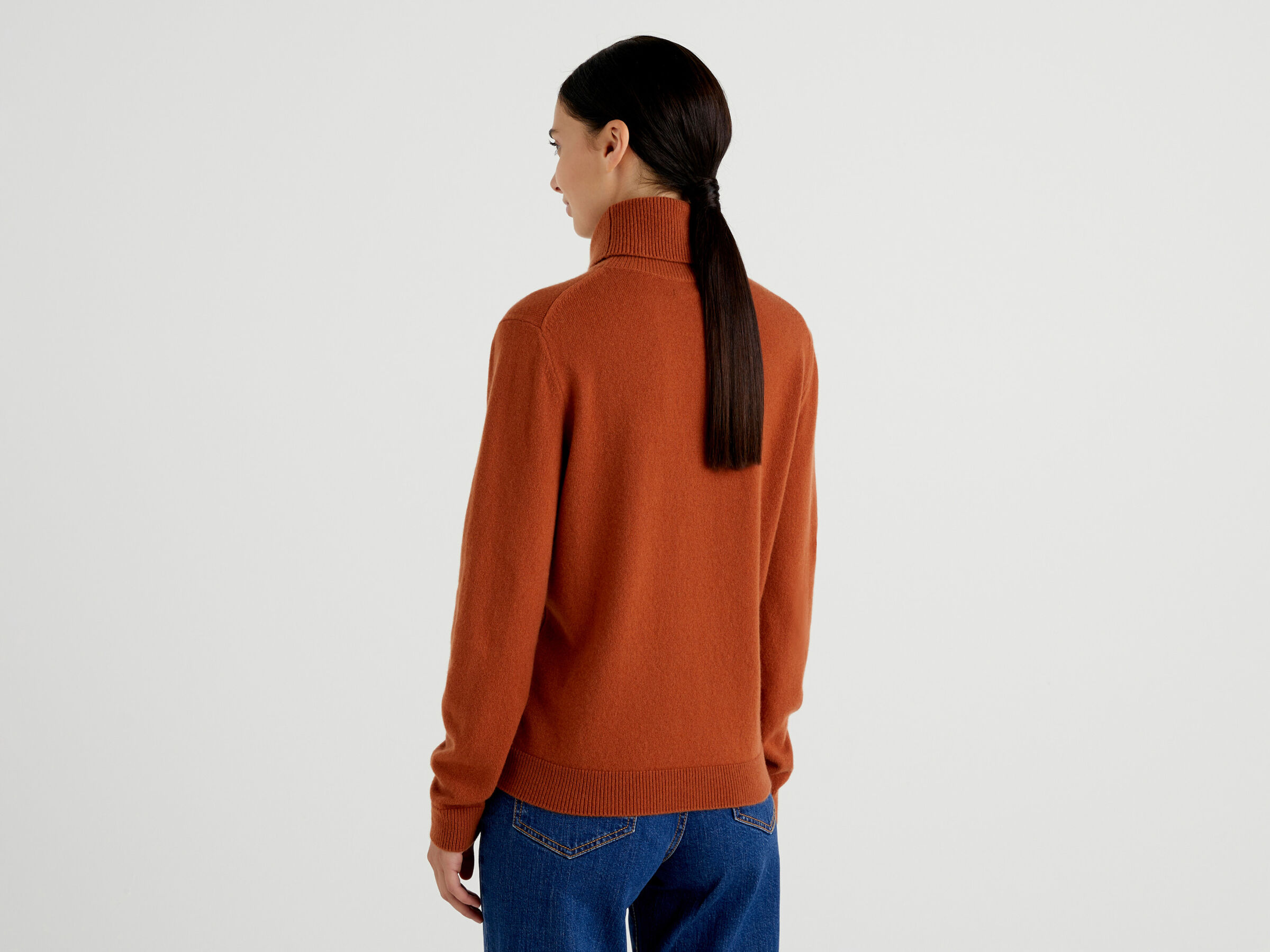 Rollkragenpullover aus reinem Cashmere image number 2