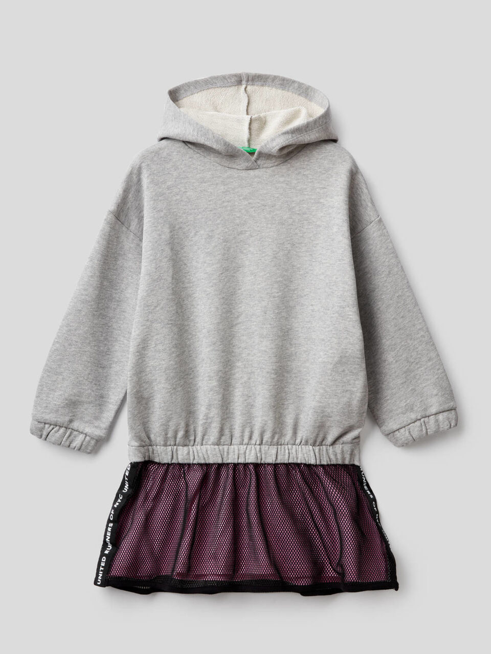 Kleid aus Sweatstoff mit doppellagigem Rock image number 1