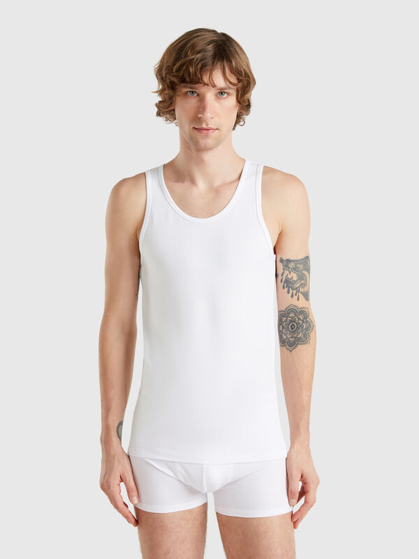 Tanktop aus Stretch-Bio-Baumwolle Herren