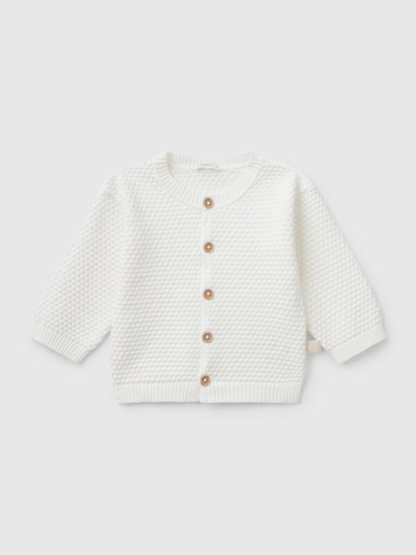 Strickjacke 100% Baumwolle Newborn